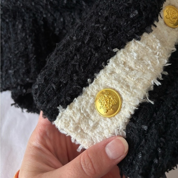 NWOT J. Crew Longer Sweater Lady Jacket in Textured Contrast Yarn Size XS - Picture 8 of 10